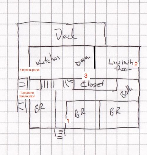 sketch of Simplified house